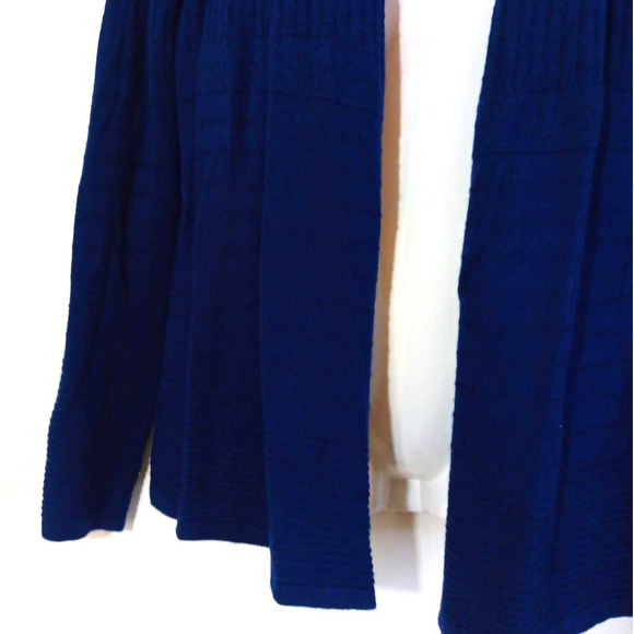 Dana Buchman Women XS Navy Blue Knit Cardigan Soft Stretchy Work Office - Picture 3 of 6